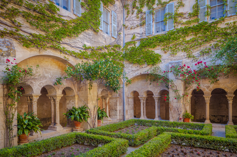 The Courtyard of St. Paul de Mausole, Saint Remy Vern Clevenger Photography The Courtyard of St. Paul de Mausole, Saint Remy Vern Clevenger Photography