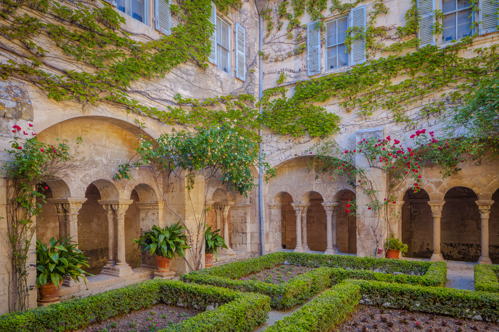 The Courtyard of St. Paul de Mausole, Saint Remy