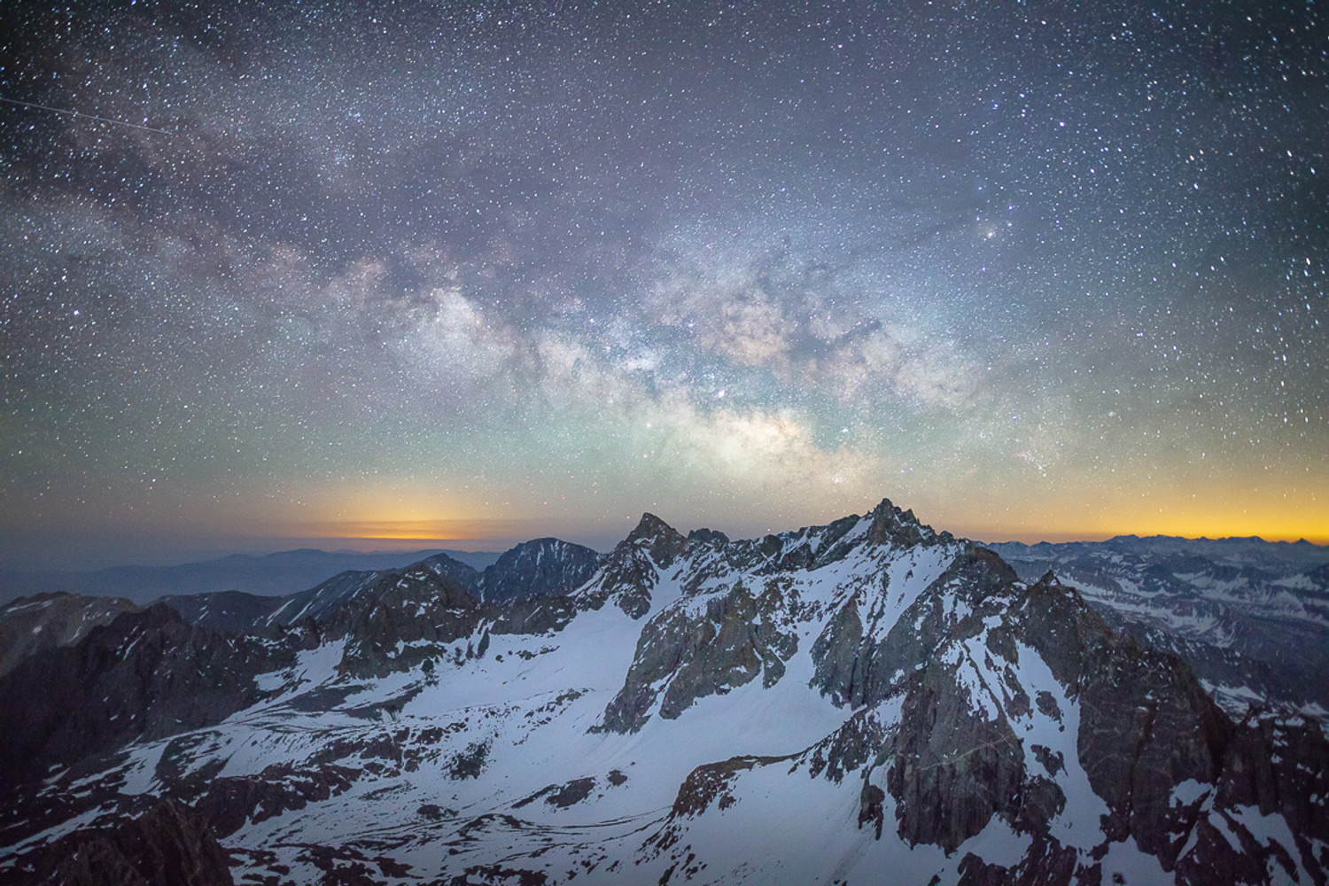 The Milky Way over the Palisades