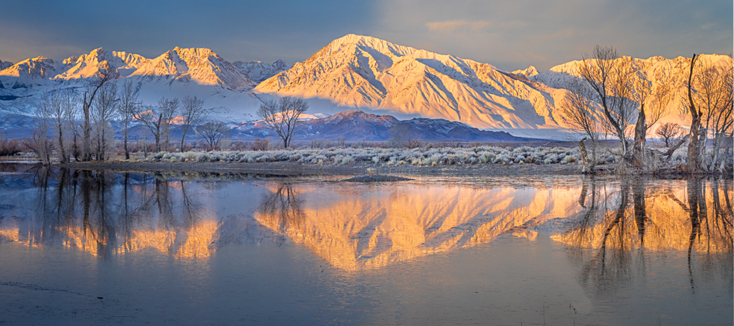 A Winter View of Mount Tom