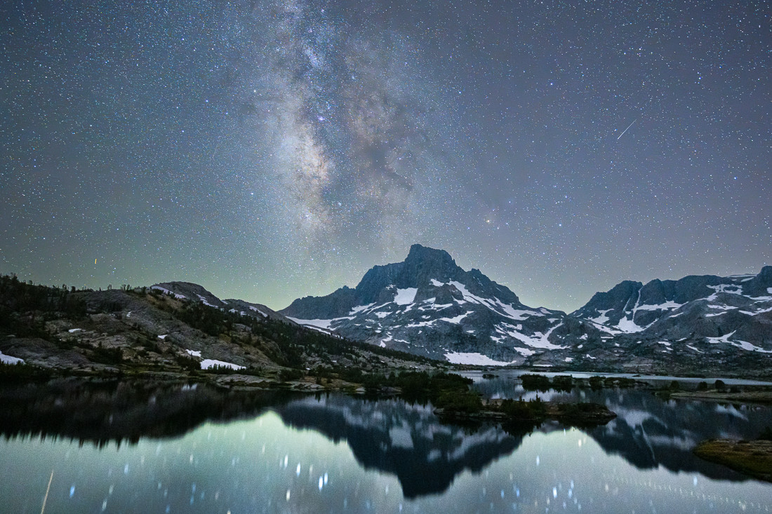 The Milky Way over Thousand Island Lake - Vern Clevenger Photography