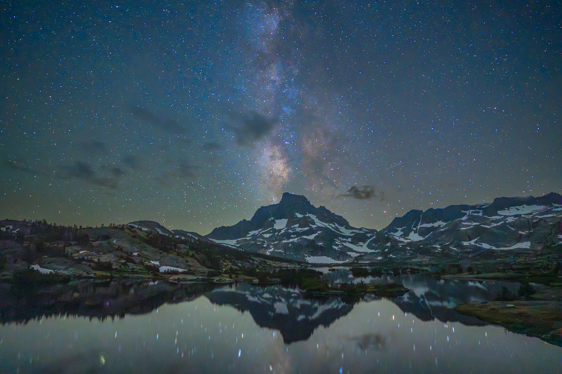 The Milky Way over Thousand Island Lake - Vern Clevenger Photography