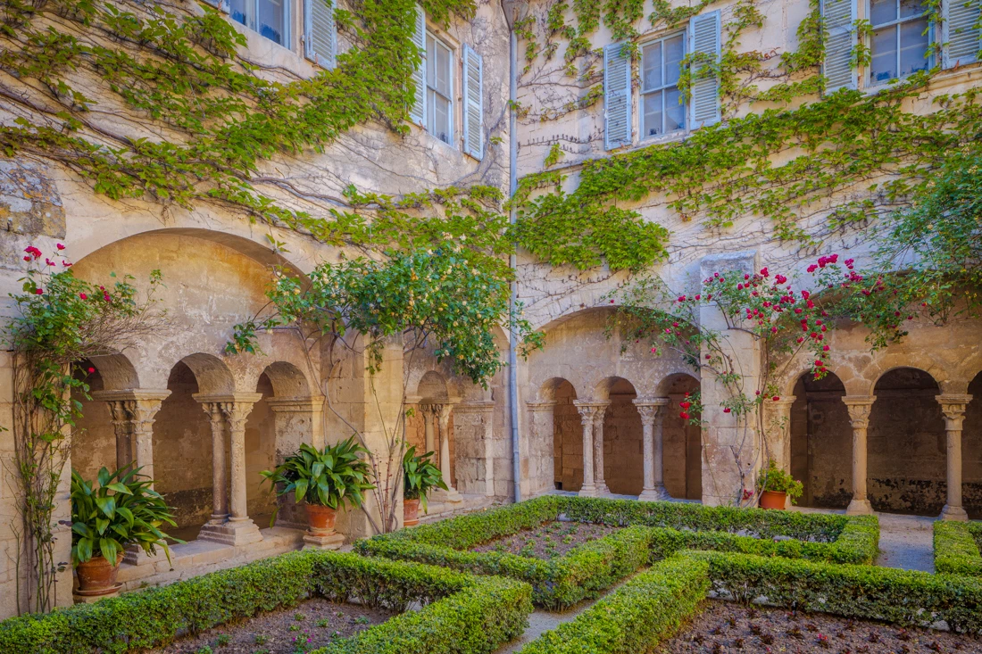 The Courtyard of St. Paul de Mausole, Saint Remy Vern Clevenger Photography