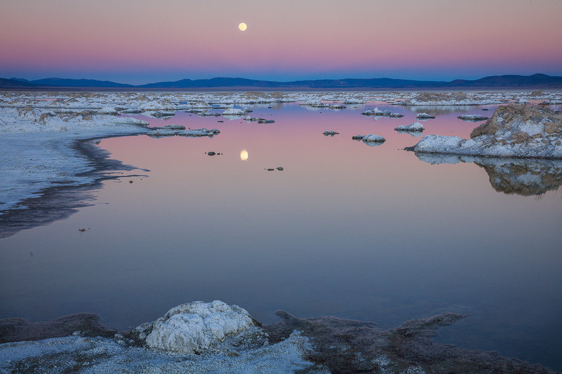 The Rising Moon at Mono Lake - Vern Clevenger Photography