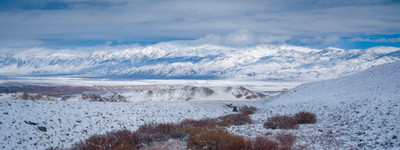 Winter above Bishop, California