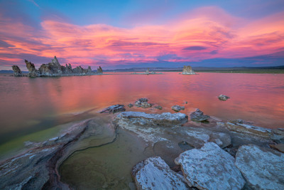 Sunset Glow - South Tufa