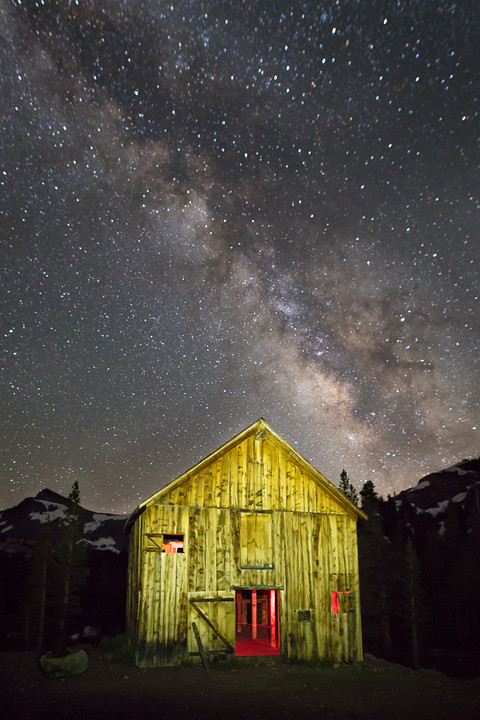 A Moment of the Milky Way in July