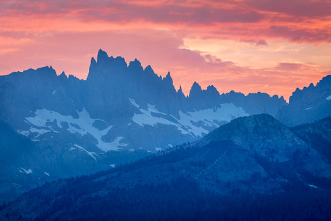 Lingering Sunset on the Minarets