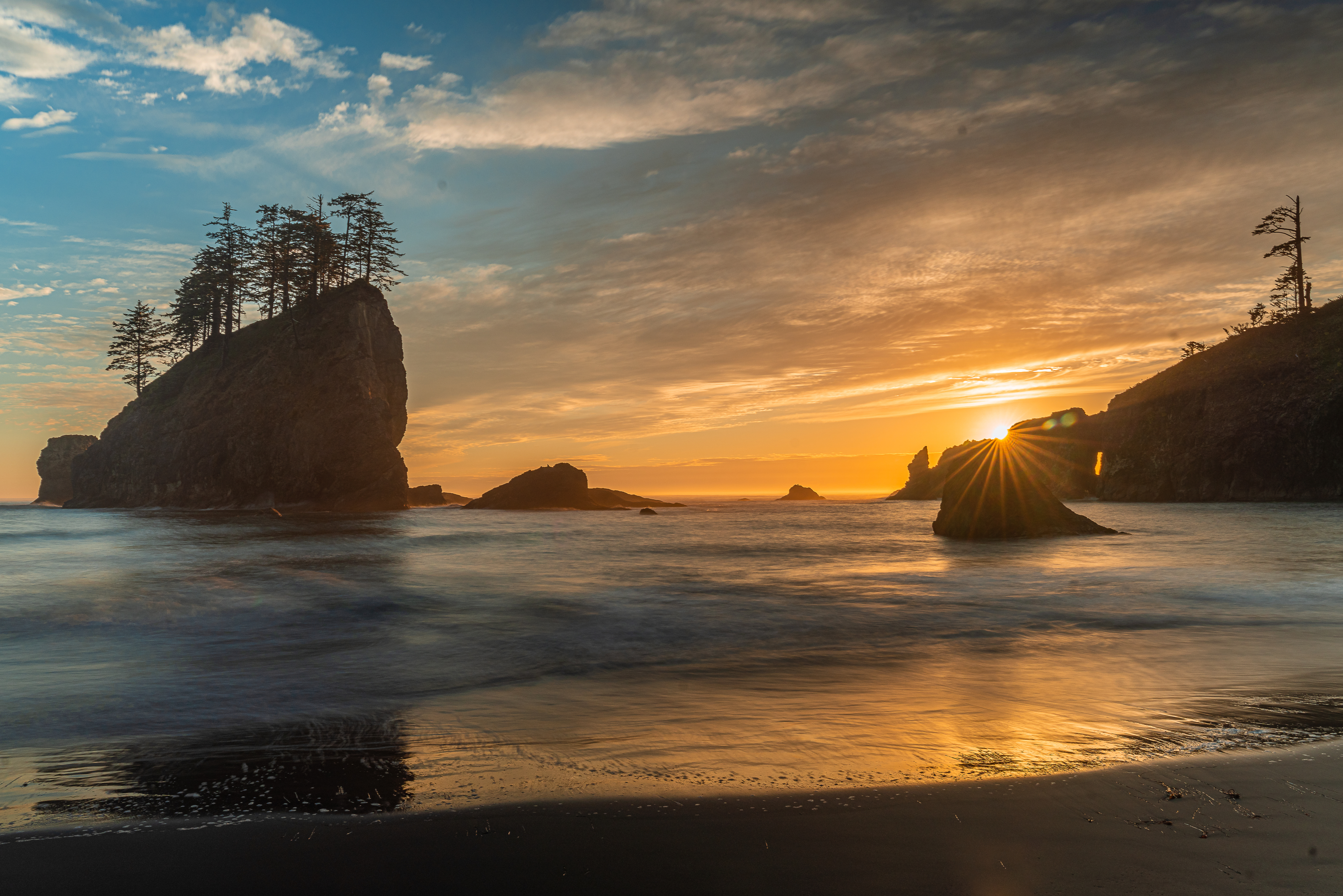 Summer Glow, Second Beach Sunset - Vern Clevenger Photography