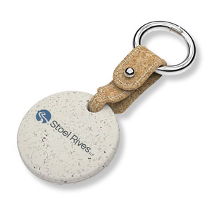 EcoSpot Pro: Eco-Friendly Bluetooth Finder with Cork Keychain
