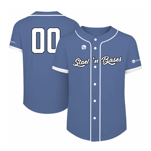 Full-Button Baseball Jersey