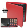 Gaming Zipper Folio 12-Pocket LX Album - Red