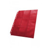 50ct/1 Box 18-Pocket Pages Side-Loading - Red