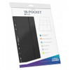 10ct/1 Pack 18-Pocket Pages Side-Loading - Black