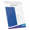 10ct/1 Pack 18-Pocket Pages Side-Loading - Blue