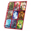 10ct/1 Pack 18-Pocket Pages Side-Loading - Red