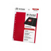 10ct/1 Pack 18-Pocket Pages Side-Loading - Red