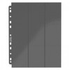 10ct/1 Pack 18-Pocket Pages Side-Loading - Grey