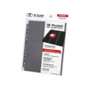 10ct/1 Pack 18-Pocket Pages Side-Loading - Grey