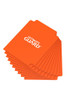 Card Dividers Standard Size Orange (10)