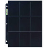 1ct 18-Pocket Premium Black Sideloading Page (3-Holes)