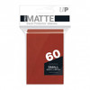 Pro-Matte Red Small Deck Protector Sleeves 60ct
