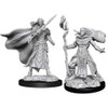 Magic: The Gathering Unpainted Miniatures - Elf Fighter & Elf Cleric (90279)