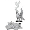 D&D Nolzur's Marvelous Miniatures - Gold Dragon Wyrmling & Treasure Pile (90028)