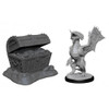 D&D Nolzur's Marvelous Miniatures - Bronze Dragon Wyrmling & Pile of Sea Found Treasure (90152)