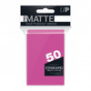 Pro-Matte Bright Pink Standard Deck Protector Sleeves 50ct