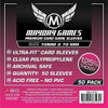 Premium Square Card Game Sleeves 70mm x 70mm (50) - ULTRA-FIT