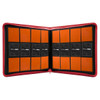 Vivid 12-Pocket Zippered PRO-Binder: Red