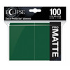 Eclipse Matte Standard Sleeves (100) - Forest Green