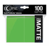 Eclipse Matte Standard Sleeves (100) - Lime Green