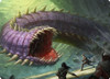 Adventures in the Forgotten Realms Art Card: Purple Worm