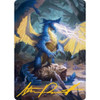Adventures in the Forgotten Realms Art Card: Blue Dragon (Gold Signature) | Adventures in the Forgotten Realms
