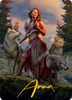 Arlinn, the Pack's Hope (#1) Art Card (Gold Signature)