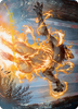 Burn the Accursed Art Card (Gold Signature)