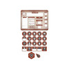 Dungeons & Dragons 5th Edition: Barbarian Token Set (Player Board & 22 tokens)