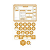 Dungeons & Dragons 5th Edition: Monk Token Set (Player Board & 23 tokens)