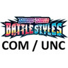 SWSH Battle Styles Complete set of Common & Uncommon cards