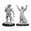 Wizkids Deep Cuts Unpainted Miniatures: Plague Doctor & Cultist (Wave 15)