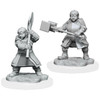 Critical Role Unpainted Miniatures - Dwarf Female Dwendalian Empire Fighter (90383)