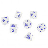 Dungeons & Dragons - Icewind Dale: Heavy Metal 7 RPG Dice Set (White)
