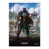 MTG Stained Glass Planeswalkers Wall Scroll - Gideon