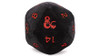 Dungeons & Dragons - Jumbo D20 Dice Plush Black