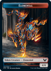 Strixhaven: School of Mages - Elemental // Fractal Token (foil) | Strixhaven: School of Mages