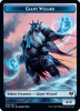 Kaldheim - Human Warrior // Giant Wizard Token (foil)