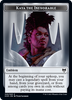 Kaldheim - Dwarf Berserker // Kaya the Inexorable Emblem Token (foil)