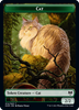 Kaldheim - Cat // Elf Warrior Token (foil) | Kaldheim